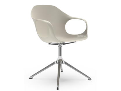 Elephant Swivel Chair Beige|Polished aluminium