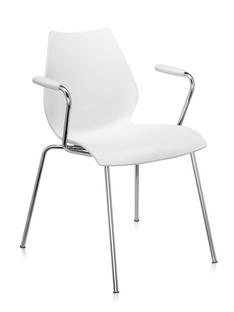 Maui Chair With armrests|Zinc white