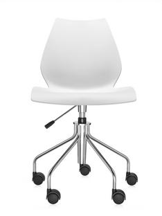 Maui Swivel Chair Without armrests|Zinc white