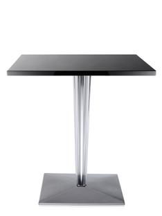TopTop Dining Table Small Rectangular H 72 x W 70 x L 70 cm|Scratch-resistant Werzalit|Black