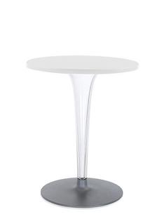 TopTop Dining Table Small Round Ø 60 x H 72 cm|Scratch-resistant Werzalit|White