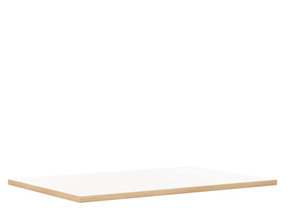Table Top for Eiermann Table Frames White melamine with oak edge|100 x 60 cm