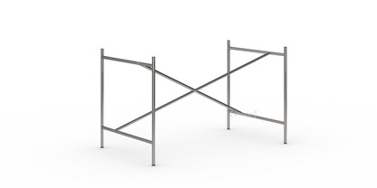Eiermann 1 Table Frame  Clear lacquered steel|Centred|110 x 66 cm|Without extension (height 66 cm)