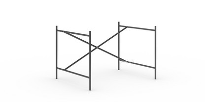 Eiermann 2 Table Frame  Black|Vertical,  offset|100 x 78 cm|Without extension (height 66 cm)