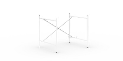 Eiermann 2 Table Frame  White|Vertical,  offset|80 x 66 cm|Without extension (height 66 cm)