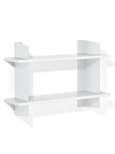 Wall Shelf Atelier MDF melamine white|White|Version 2|100 cm