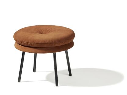 Stool Little Tom 2-layer|Suede leather brown