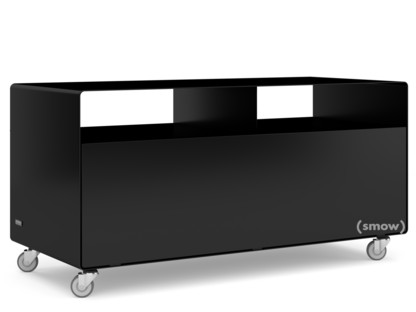 TV Lowboard R 108N Deep black (RAL 9005)|Industrial castors