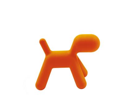 Puppy Large (H 55,5 x W 42 x D 69,5 cm)|Polyethylene (intended for use outdoors)|Matt orange (1001 C)