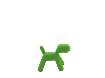 Puppy Small (H 34,5 x W 26 x D 42,5 cm)|Polyethylene (intended for use outdoors)|Green matt (1360 C)