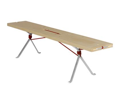 Kampenwand Bench Outdoor - Red rope