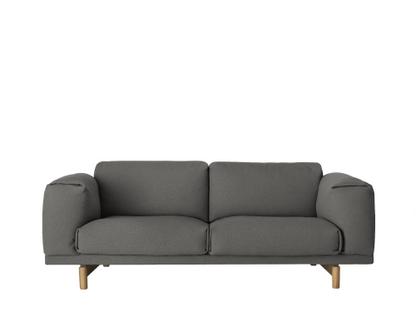Rest Sofa 2 Seater|Fabric Remix 163 - Grey
