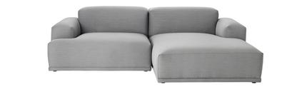 Connect Sofa Lounge 2 Seater|Lounge-Modul right|Fabric Remix light grey