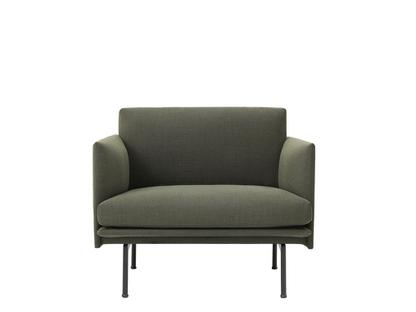 Outline Studio Chair Fabric Fiord 961 - Greyish-green