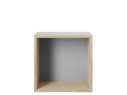 Mini Stacked M (33,2 x 33,2 x 26 cm)|Oak/backboard light grey
