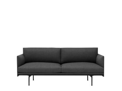 Outline Sofa 2 Seater|Fabric Remix 163 - Grey
