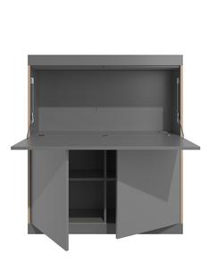 Flai Home Office H 136,3 x W 118 cm|CPL anthracite