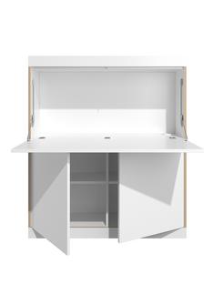 Flai Home Office H 136,3 x W 118 cm|CPL white