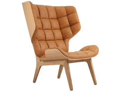 Mammoth Wing Chair Dunes leather cognac