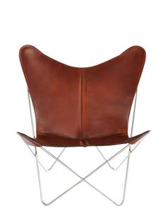 Trifolium Butterfly Chair Cognac|Stainless steel
