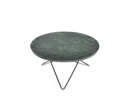O Table Green Indio|Steel, black powder-coated