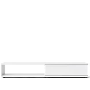 Flow Q Lowboard 200 cm|33,6 cm (drawer)|White