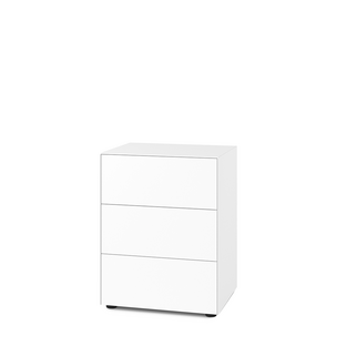 Nex Pur Box 2.0 with Drawers 48 cm|H 75 cm (3 drawers) x B 60 cm|White