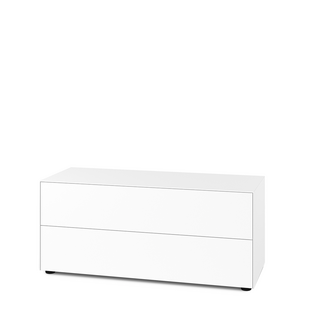 Nex Pur Box 2.0 with Drawers 48 cm|H 50 cm (2 drawers) x B 120 cm|White
