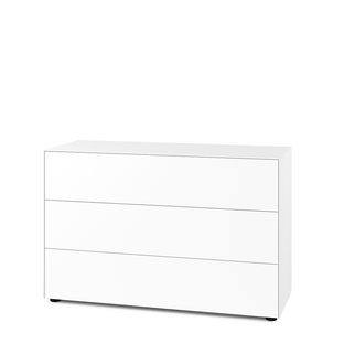 Nex Pur Box 2.0 with Drawers 48 cm|H 75 cm (3 drawers) x B 120 cm|White