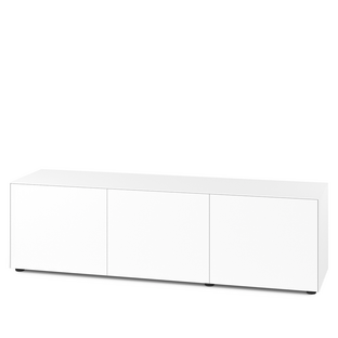 Nex Pur Box 2.0 with Doors 48 cm|H 50 cm x B 180 cm (three dors)|White