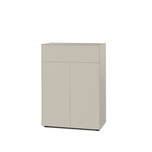 Nex Pur Box 2.0 with drawers and doors 40 cm|H 100 cm x B 80 cm (with double door and drawer)|Silk