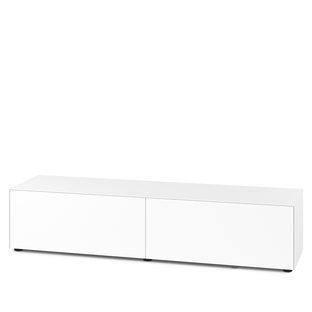 Nex Pur Box 2.0 with drop-down door 48 cm|H 37,5 cm x 180 cm (two drop-down doors)|White
