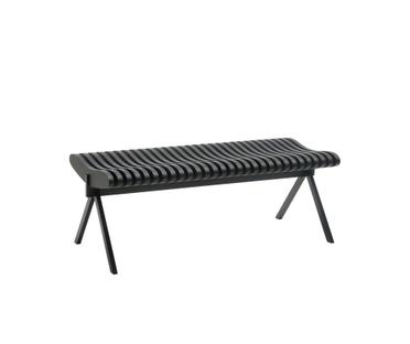 Prelude Bench 120 cm|Black|Oak black lacquered