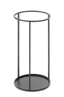 Rack Umbrella Stand/ Side Table Round|Black powder-coated