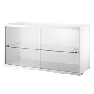 String System Display Cabinet White