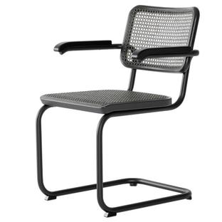 S 64 V Dark Melange Cantilever Chair Black