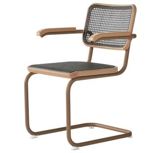 S 64 V Dark Melange Cantilever Chair Rosewood