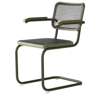 S 64 V Dark Melange Cantilever Chair Sage