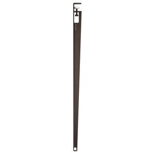 Tiptoe Table Leg 110 cm|Dark varnished steel