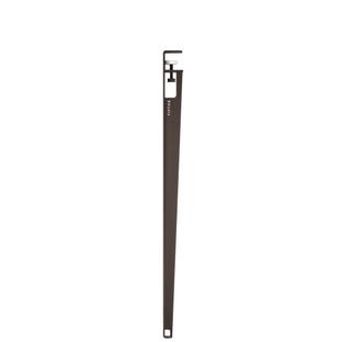 Tiptoe Table Leg 90 cm|Dark varnished steel