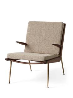 Boomerang Lounge Chair Karakorum|Oiled Walnut|With armrests