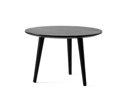 In Between Coffee Table Ø 60 cm|Black lacquered oak