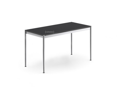 USM Haller Table 125 x 50 cm|Linoleum|Nero