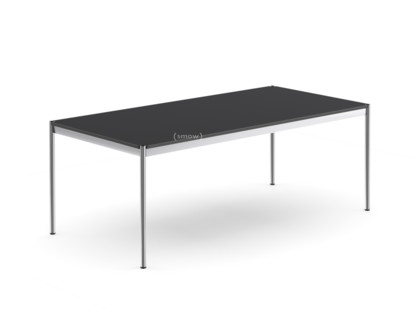 USM Haller Table 200 x 100 cm|Linoleum|Nero