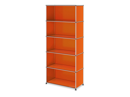USM Haller Storage Unit M, Customisable Pure orange RAL 2004|Open|Open|Open|Open