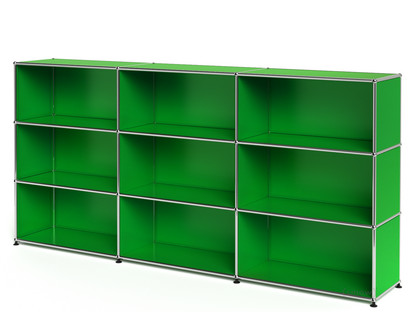 USM Haller Highboard XL, Customisable USM green|Open|Open|Open