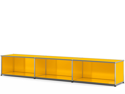USM Haller Lowboard XL, Customisable Golden yellow RAL 1004|Open|35 cm