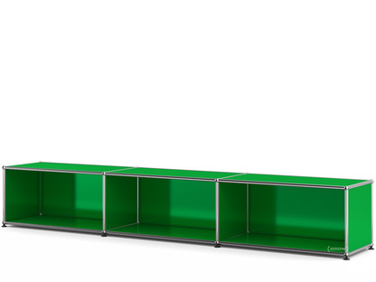 USM Haller Lowboard XL, Customisable USM green|Open|35 cm