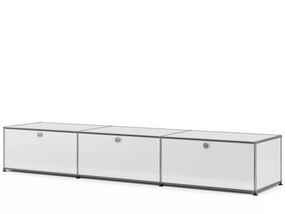 USM Haller Lowboard XL, Customisable Light grey RAL 7035|With 3 drop-down doors|50 cm