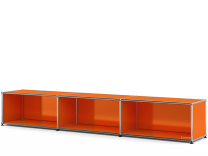 USM Haller Lowboard XL, Customisable Pure orange RAL 2004|Open|35 cm